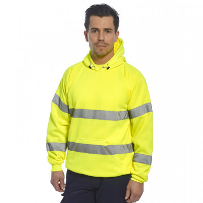 Hi-vis hooded sweatshirt (B304)