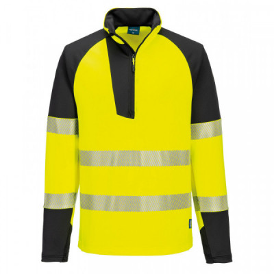 PW3 Hi-vis ¼-zip sweatshirt (T172)
