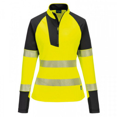 Women’s PW3 Hi-vis ¼-zip sweatshirt (T173)