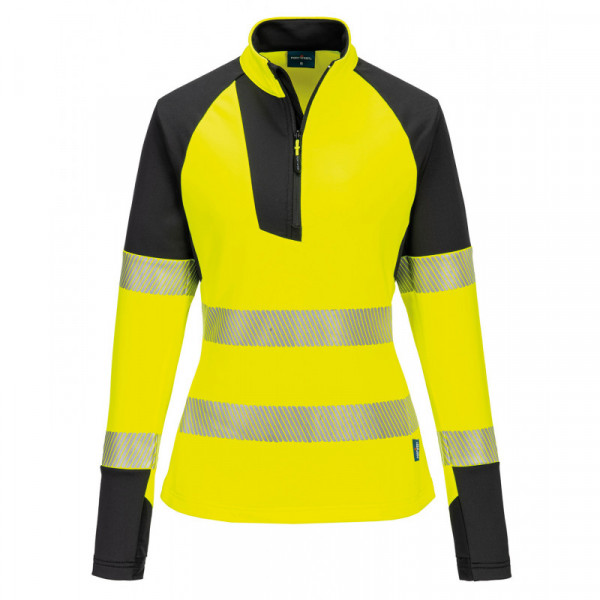 Women’s PW3 Hi-vis ¼-zip sweatshirt (T173)