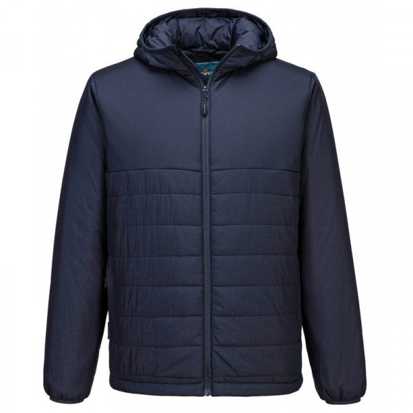 Professional hooded insulated baffle jacket (S608)