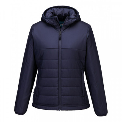 Women’s professional hooded insulated baffle jacket (S613)