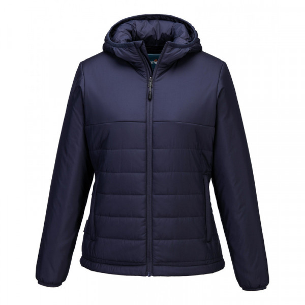 Women’s professional hooded insulated baffle jacket (S613)