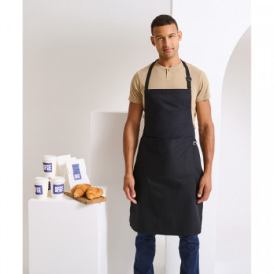 Cotton bib apron, organic and Fairtrade certified