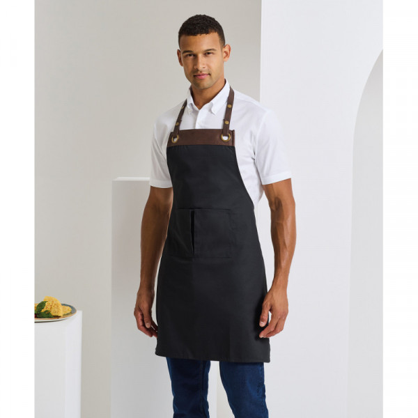 Espresso bib apron