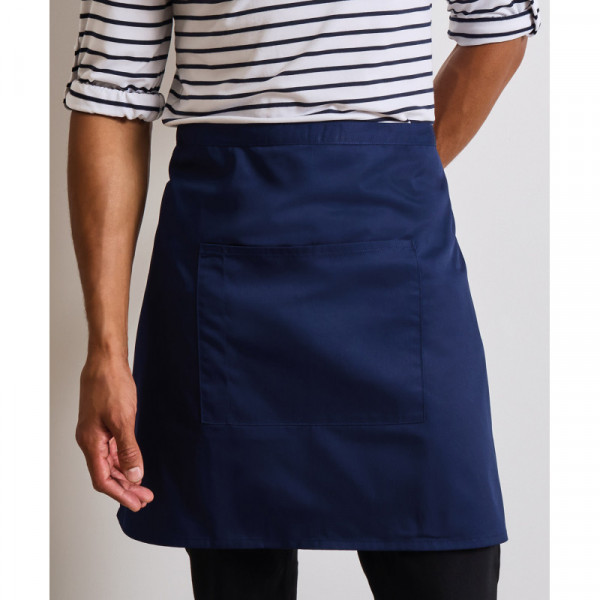 ‘Colours collection’ mid-length pocket apron
