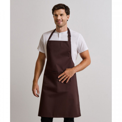 Colours bib apron with pocket