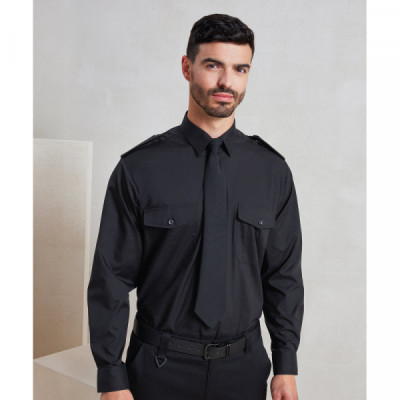 Long sleeve pilot shirt