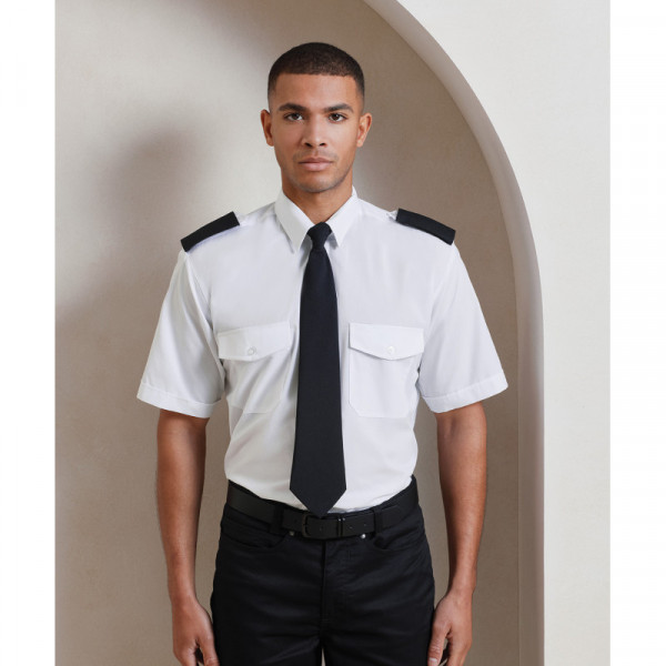Short sleeve pilot shirt