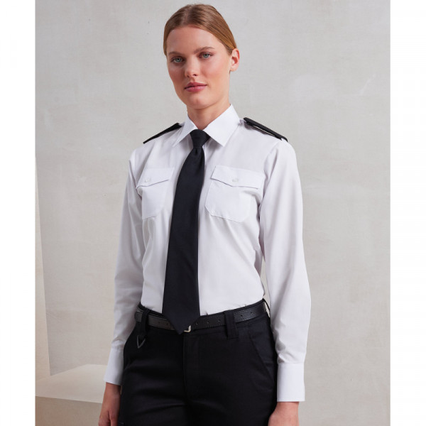 Women's long sleeve pilot shirt