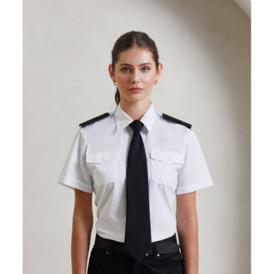 Women's short sleeve pilot blouse