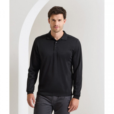 Long sleeve Coolchecker® piqué polo