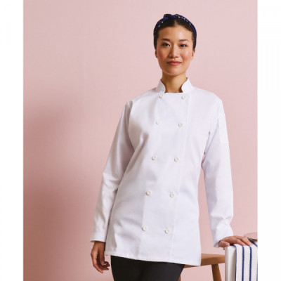 Women's long sleeve chef's jacket