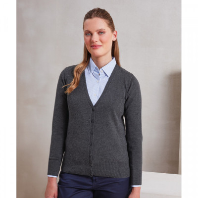 Women's button-through knitted cardigan