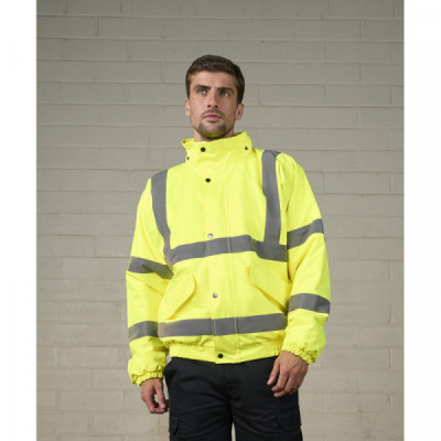 High visibility bomber jacket