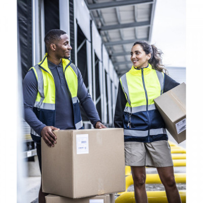 Pro hi-vis full-zip gilet