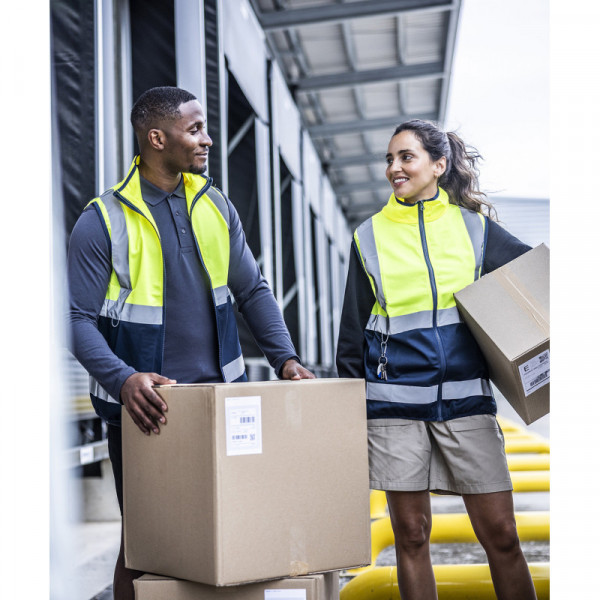 Pro hi-vis full-zip gilet