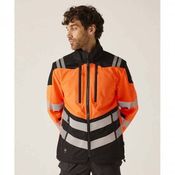 Hi-Vis X-Pro 3-layer softshell jacket (Class 2)