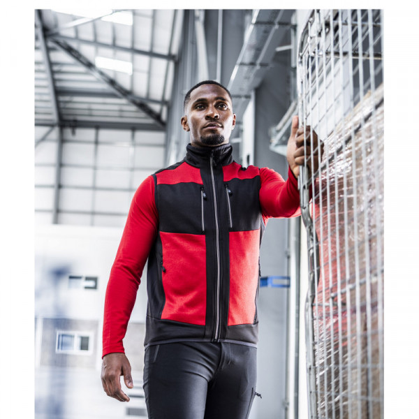 E-Volve unisex knit-effect stretch bodywarmer