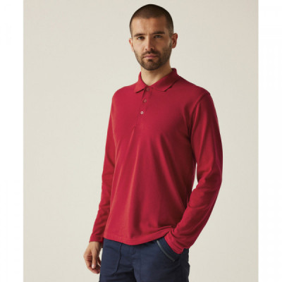 Pro 65/35 long sleeve polo