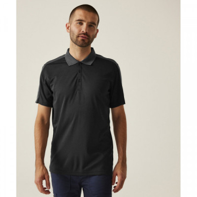 Contrast wicking polo