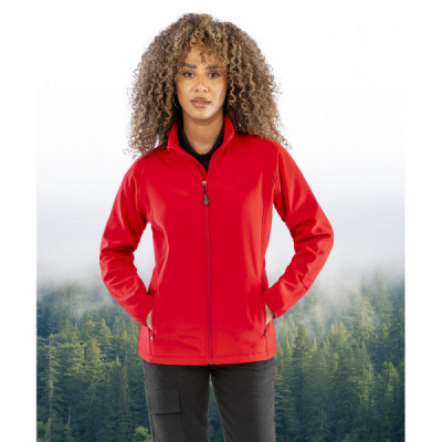 Women's recycled 2-layer printable softshell jacket