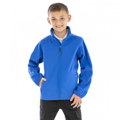 Recycled 2-layer printable junior softshell