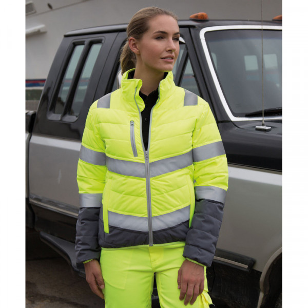 Women's soft padded safety jacket