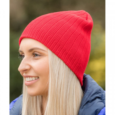 Cotton knitted beanie hat