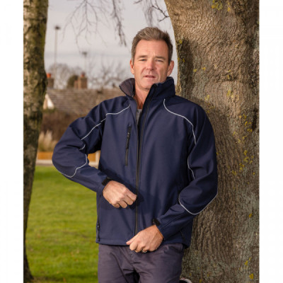 Hooded softshell jacket