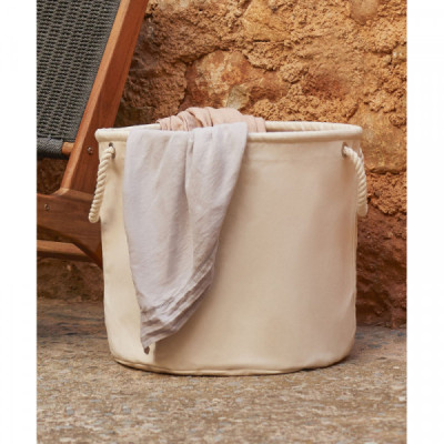 Heavy canvas storage trug