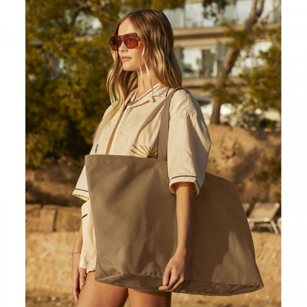 Oversized canvas tote bag