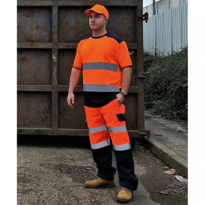 Hi-vis two-tone t-shirt (HVJ400)