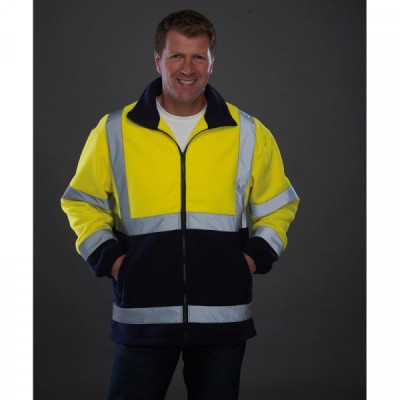 Hi-vis heavyweight fleece jacket (HVK08)