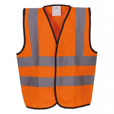 Kids hi-vis 2 b&b waistcoat (HVW100CH)