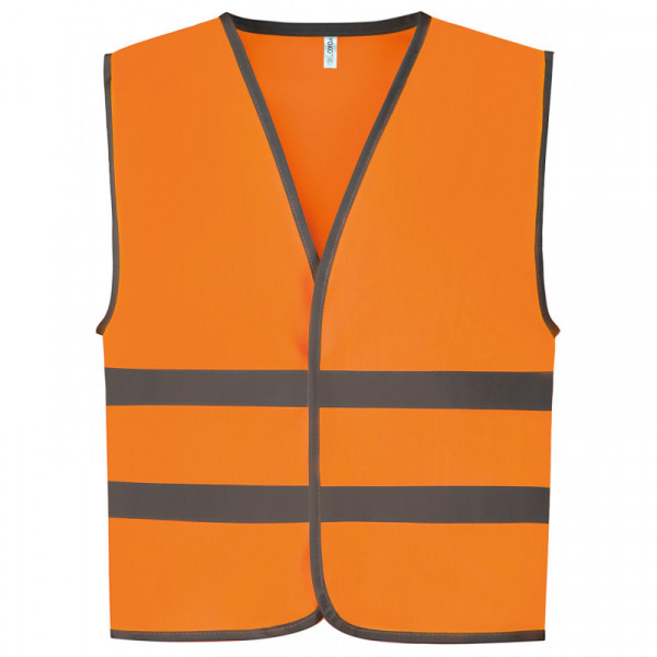 Hi-vis reflective border kids waistcoat (HVW102CH)