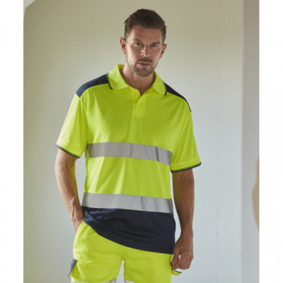 Hi-vis two-tone polo shirt (HVJ220)