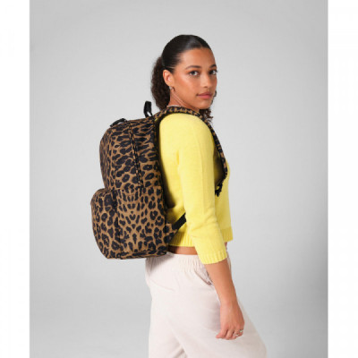 Leopard print backpack
