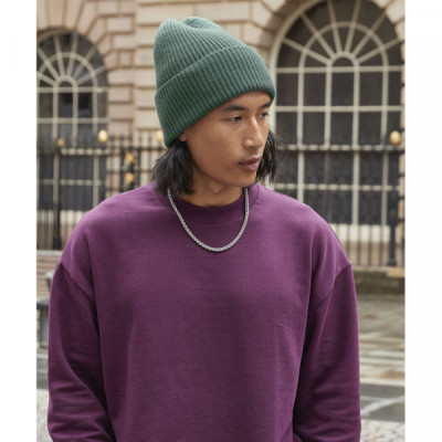 Oversized cuffed beanie