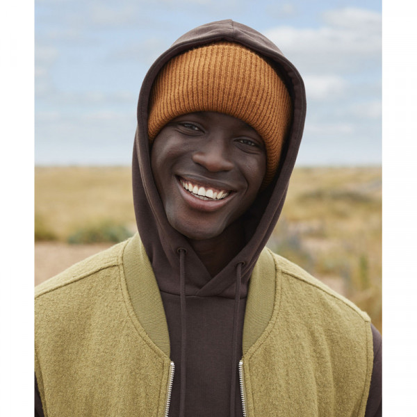 Classic engineered deep-cuffed beanie