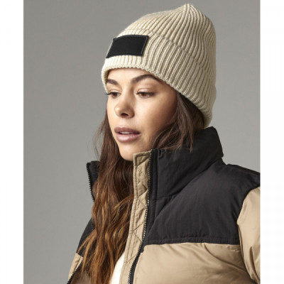 Fashion patch beanie