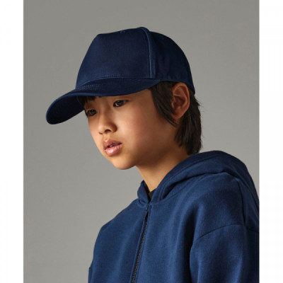 Junior organic cotton 5-panel cap
