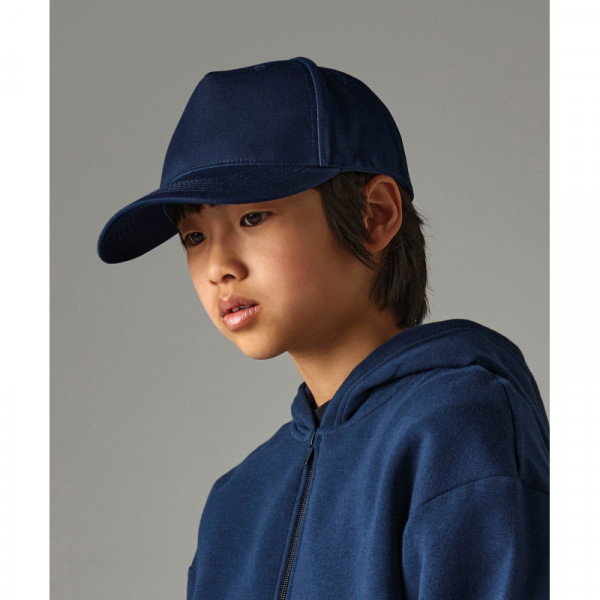 Junior organic cotton 5-panel cap