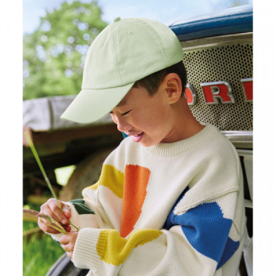 Junior low-profile 6-panel dad cap