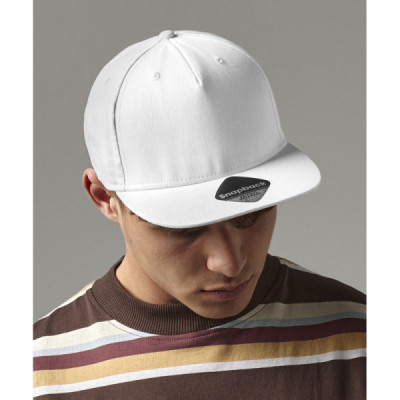 5-panel snapback rapper cap