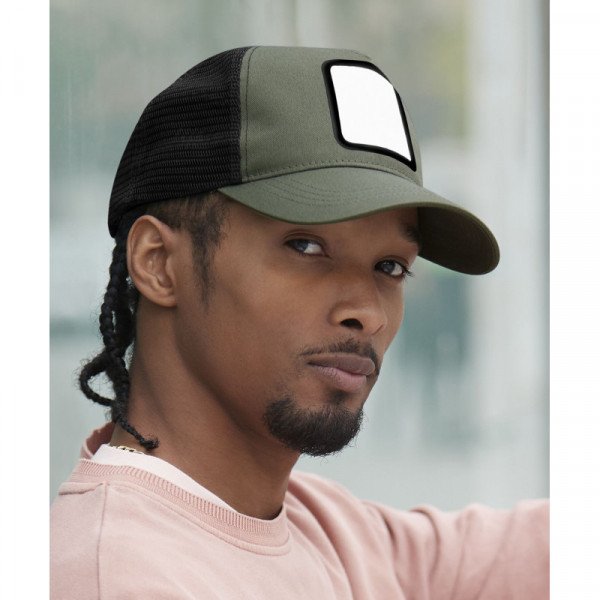Appliqué patch 5-panel trucker