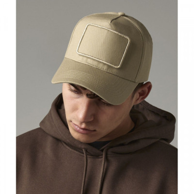 Removable patch 5-panel cap