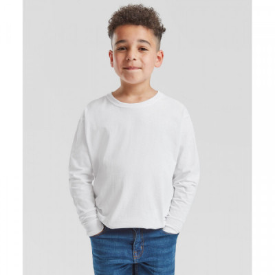 Kids long sleeve valueweight T
