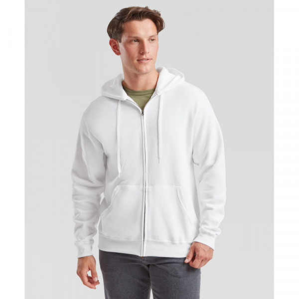 Classic 80/20 hooded sweatshirt jacket