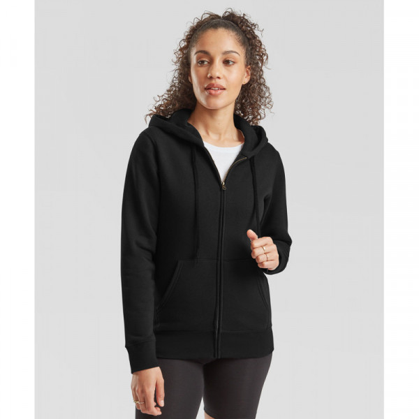 Women's premium 70/30 hooded sweatshirt jacket